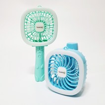 루시아 충전식 핸디 선풍기 / 접이식 미니 손 선풍기, 그린