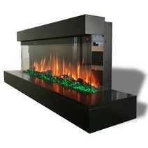 케이벽난로 킹스턴50-3D 장식장일체형 3D 전기벽난로 1400mm
