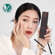GOZIP 안번지는 멀티 워터프루프 원킬 아이라이너 블랙/브라운 리퀴드 붓펜 타입 비건 인증 자극 없이 번지지 않는 깔끔한 라인 또렷한 눈매, 더블, 멀티브라운+멀티브라운