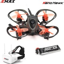 레이싱 드론 미니 가성비 emax nanohawk 65mm whoop fpv 초보자 실내 drone bnf frsky d8 runcam nano3 25mw vtx 5a rc, 리모컨만