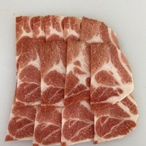 수입돈목살 1KG 5x7x0.3CM 불고기 식자재 장보기, 단품, 단품