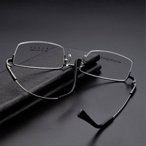 반무테 메탈 초경량 안경 프레임 패션 안경테 사각