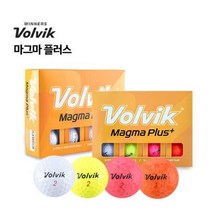 볼빅 [볼빅] 마그마 플러스 3피스 골프공, 화이트, 화이트