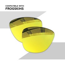 Wholesale 편광 교체용 렌즈 for-오클리 프로그스킨s OO9013 선글라스, Golden Yellow-Polarized