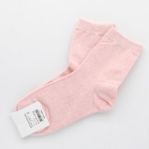 여자 비비드컬러 골지양말 핑크 HF2203 발목양말덧신