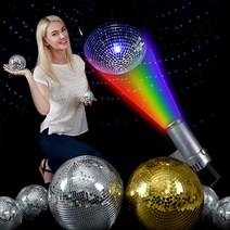 야광맨 동상이몽 LED스포트라이트+미러볼 세트 파티 조명 무대 RGB컬러