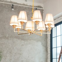 마이루체 럭스 골드 8등 3컬러 LED 팬던트 식탁등 주방등 카페조명 샹들리에 펜던트조명 크리스탈, 블루