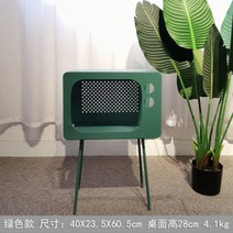빈티지 미니 철재 레트로 협탁 장식장 틈새 테이블 서랍장 코너 거실 심플디자인, T