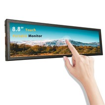 초미니 모니터 휴대용 8.8인치 포터블 1920P 스크린 화면 터치, 8.8인치 스크린 Type-C
