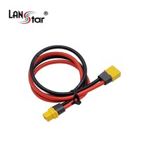 LANstar XT60H 암수 12AWG 연장케이블 50cm LS-XT60H, 1