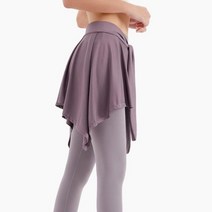 [알티피아] 피트니스 랩스커트 힙커버 필라테스 홈트 운동복 땀복, 색상:블랙