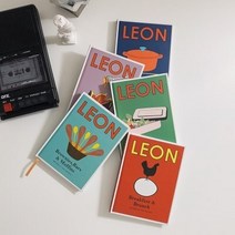 LEON 디자인 노트 하드커버, 옵션선택, 그린
