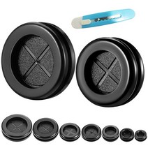 정원 공구 부품 Round Rubber Plug Hole Grommet Kit Double Sid Electrical Firewall Gasket Kit With Ret, 01 Grey