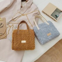 양털 토트백 diy 네트공예 코바늘 가방 뜨기 망스티치 강아지목도리 손뜨개모자 코바늘모자 핸드워머, 1양털토트백-핑크