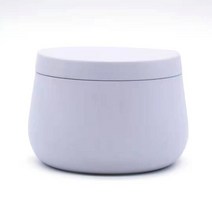 양초만들기 향초 캔들만들기 뚜껑이 있는 8oz 양초 틴 캔 대량 DIY 검은 용기 만들기위한 항아리 예술 및, 02 white