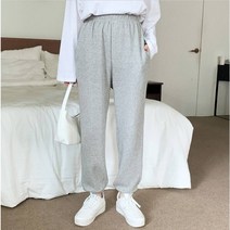 퍼니걸스 5635 데일리 기모 조거 밴딩 팬츠 여성의류