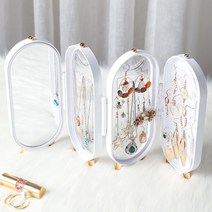 레트로 보석함 심플 반지 귀걸이 박스 미니 보관함 상자 케이스 정리함 귀걸이 주얼리 빈티지 반지 함