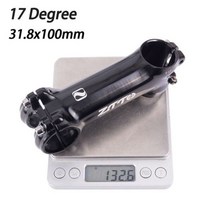카본 스템 ZTTO-자전거 70mm 90mm 110mm 17 도 35 고강도 광택 XC AM MTB 로드 바이크용 31.8mm 핸들 바, [08] 17degree 100mm Black