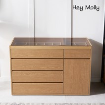 헤이몰리 케플러 1200 시스템 드레스룸 아일랜드 서랍장, 그레이화이트