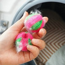 통돌이 드럼 세탁기 먼지제거 콩알 세탁볼 6P 고양이털 강아지털 양모볼 옷먼지 건조기먼지, 세탁볼 6p 2세트