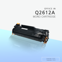 HP호환토너 Q2612A 토너 레이저젯1010 레이저젯1020 레이저젯1022 레이저젯1025 레이저젯3015 레이저젯3020 레이저젯3030, 1개, Q2612A 검정