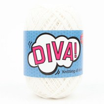 [슬로우플로우] 디바실 65g DIVA [실바람섬유 펄프사 여름실 사계절실], 01 화이트