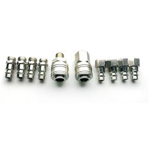야마호노즐 10pcs 유럽 스타일 14 39 39 npt 퀵 커플 링 세트 커넥터 키트 커플러 공기 호스 공압 피팅, 10개