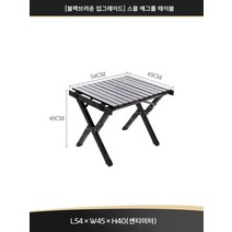야외 캠핑 접이식 테이블과 의자