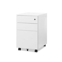 이동서랍장 3단 철재 586111EA, 상품선택, 화이트