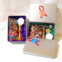 해리포터 씰링왁스 15색 만들기세트 DIY도장 봉인 청첩장라벨 인장 초대장 밀랍, S