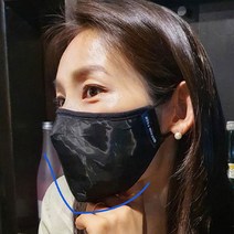 우기마켓 브레스프리 마스크 세척가능 쿨링 스포츠마스크 자외선차단 고급마스크, L, 화이트