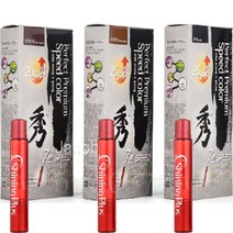 벨리쉬 퍼펙트 프리미엄 수 칼라크림 7분 고급앰플, 진한갈색 1+1+1