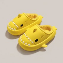 커플 홈 슬리퍼 겨울 가정용 카툰 상어 키즈 여성 실내 방수 바닥 남자 플러시