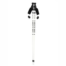 스키폴 스키스틱 70-130CM 사이즈별 스키폴대 알루미늄 고성능 카본, 화이트 항공 알루미늄 한 쌍, 125cm