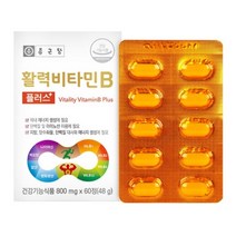 종근당 활력비타민B, 1개, 800mgx60정(48g)