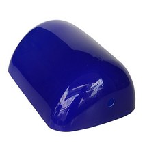 유리 뱅커 램프 갓 교체 전등갓 커버 L:9 인치 22.5CM, 01 Blue
