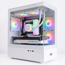 게이밍 조립컴퓨터 조립PC 본체 롤 발로란트 메이플 데스크탑, 화이트, WIN11 Home