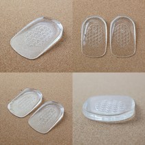 마트498 실리콘 뒤꿈치깔창 (여성용) 실리콘 물집 발뒤꿈치통증 뒷꿈치보호대 구두발아픔 풋패드 풋케어 신발뒤