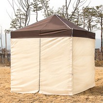 럭셔리 3x3 캐노피천막 캠핑천막 감성천막 포장마차 야외천막 접이식천막, L민자풀 3X3 레드