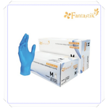 판타스틱 니트릴 글러브 니트릴장갑 청색, L