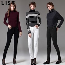 리스트 프리미엄 라인 지퍼포인트 스판 스키니 팬츠