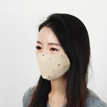 패션 다회용 필터 면마스크 성인용 3겹 입체마스크, 상세 참조