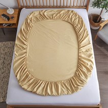접이식침대 면 침대 시트 미끄럼 방지 원피스 브러시드 보호 커버 호텔 가정용 매트리스, [02] yellow