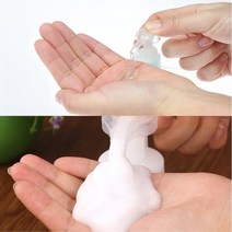 HISHOME 투명 사각 펌프용기 거품펌프 일반펌프 디스펜서 소분용, 거품펌프-400ml