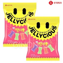 [향기좋은날]롯데제과 핵짱셔요 후르츠 51g 젤리셔스 젤리 간식 무배, 48개