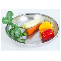 [RA†]올케이 타공 야채 채반 4호 중 물기빼기 조리용 다용도 스텐 주방용 타채 스테인레스 레스▨_ea, 이상품GOOD