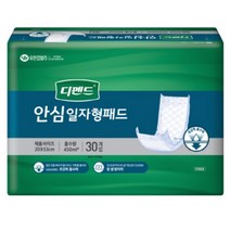 디펜드 남녀공용 안심 일자형 패드 속기저귀 성인기저귀, 60매, 1개입