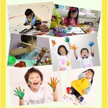 37개월 이상 유아 아이 물감 놀이 핑거 페인팅 워셔블 페인트 색감 색칠 어린이 대용량, 빨강