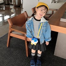 재한 후드 아동 청자켓 [2132]