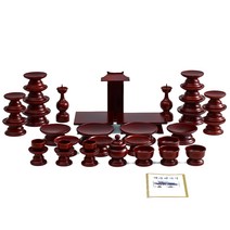 남원 궁중 오리목 복 원목 제기 37p세트, 1세트, 제기 11종